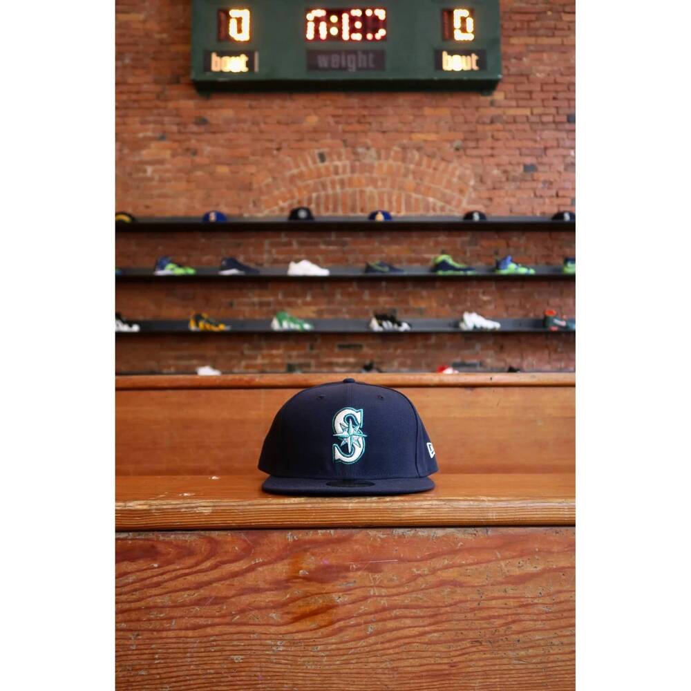 NEW NEW ERA unisex seattle mariners 59fifty fitted hat in navy